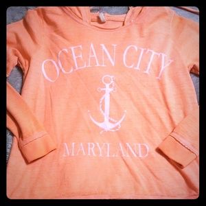 Orange Ocean City Hoodie